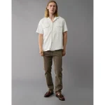 AE EasyFlex Athletic Straight Jean - Dark Brown