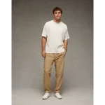 AE 24/7 Pleated Pull-On Pant - Khaki