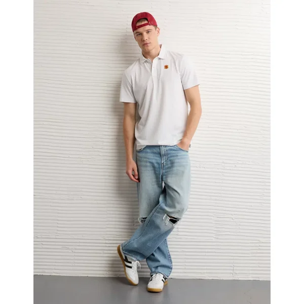 AE 24/7 USC Trojans Graphic Club Polo Shirt - Stone Harbor