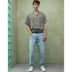 AE77 Premium Relaxed Jean - Light Wash