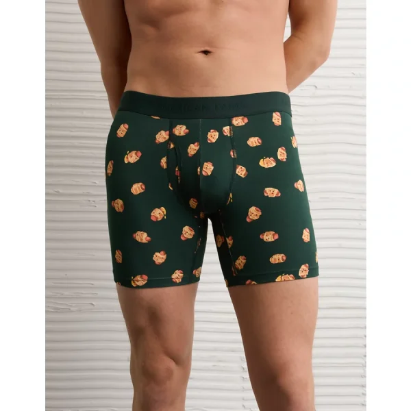 AEO Pigs In A Blanket 6" Classic Boxer Brief - Green