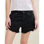 Aerie Daydream Denim Short - Charcoal Ash