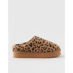 Aerie Sherpa Scuff Slippers - Sand