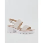BC Footwear Women's Left Unsaid Platform Sandal - White