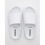 Cushionaire Feather Slide - White