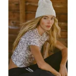OFFLINE By Aerie Waffle Beanie - Heather Frost