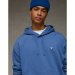 AE Lightweight Graphic Hoodie - Brilliant Blue