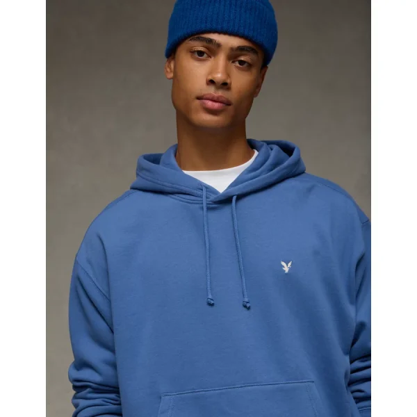 AE Lightweight Graphic Hoodie - Brilliant Blue