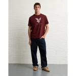 AE Lightweight Icon Logo Graphic T-Shirt - Wineberry