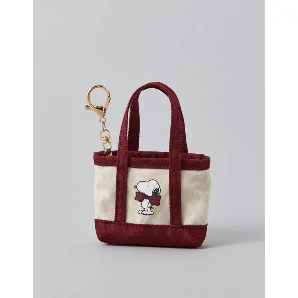 AE Snoopy Mini Tote Keychain - Multi