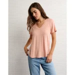 AE Soft & Sexy V-Neck T-Shirt - Vanity Peach