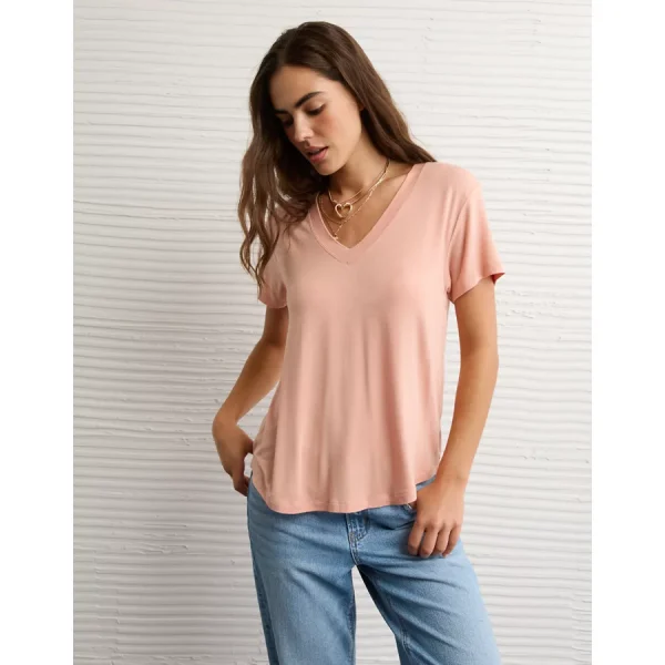 AE Soft & Sexy V-Neck T-Shirt - Vanity Peach