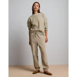 AE77 Premium Fleece Jogger - Taupe