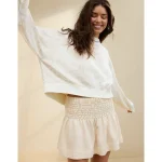 Aerie Feeling Femme Mini Skirt - Heather Frost