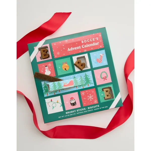 Bocce's Bakery Advent Calendar Dog Treats - Red