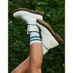 Dr. Martens Women's 1460 Smooth Boot - White