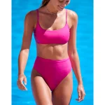 Left On Friday Hi Hi Bikini Bottom - Bright Pink