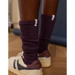 OFFLINE By Aerie Scrunch Socks - Cool Berry