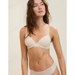 SMOOTHEZ Lace Demi Lightly Lined Bra - Sandbar