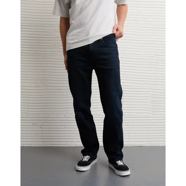 AE EasyFlex Relaxed Straight Jean - Blue Black
