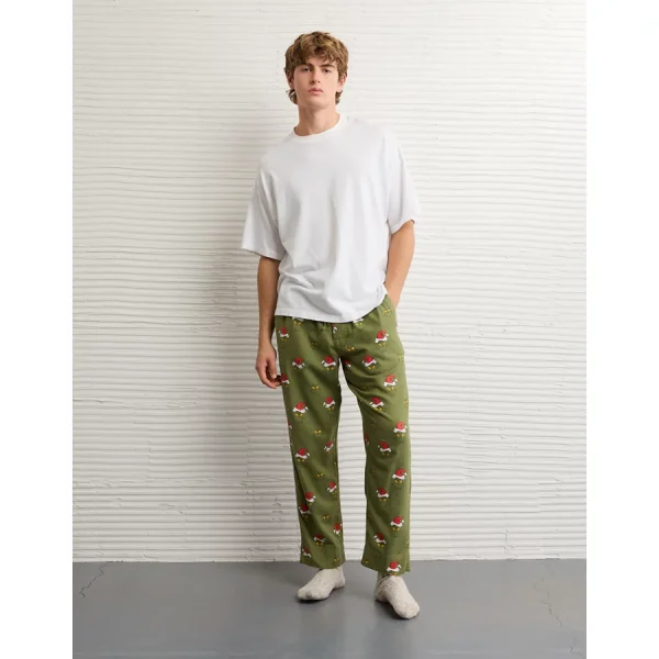 AE Grinch Flannel PJ Pant - Everglade