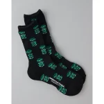 AE Halloween Classic Crew Socks - True Black