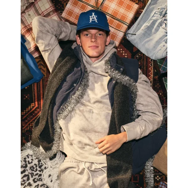 AE Laidback Luxe Heavyweight Hoodie - Grey Camo