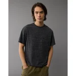 AE Logo Lived-In T-Shirt - Black