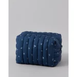 AE Quilted Cosmetic Bag - Navy