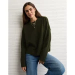 AE Whoa So Soft Classic Crew Neck Sweater - Crew Green