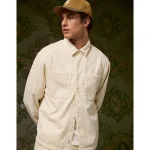AE x Tru Kolors Chenille Twill Shirt - Cream