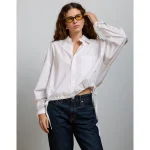 AE77 Premium Poplin Shirt - White