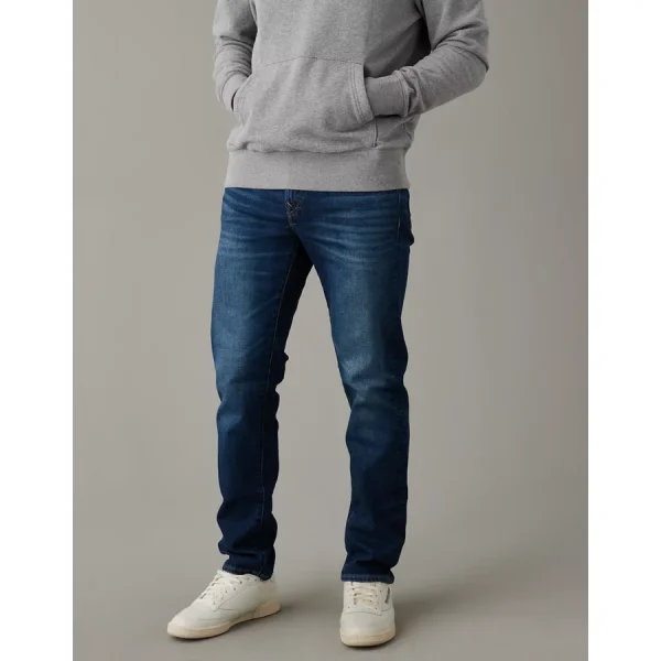 AE AirFlex+ Slim Straight Jean - Rustic Blue