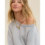 Aerie Sweater Sweatshirt - Medium Heather Gray