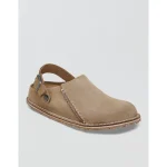 Birkenstock Men's Lutry Suede Sandal - Taupe
