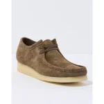 Clarks Men's Wallabee Suede Moccasin - Gray