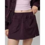 OFFLINE By Aerie Hiker Mini Skort - Cool Berry