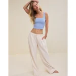 SMOOTHEZ Square Neck Tank Top - Monaco Blue