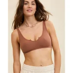 Superchill Cotton Rib Bralette - Horizon