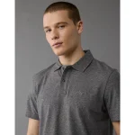 AE 24/7 Club Logo Polo Shirt - Gray
