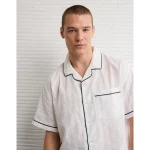 AE Poolside Button-Up Shirt - White