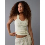 AE Pride Boyfriend Tank Top - Cream