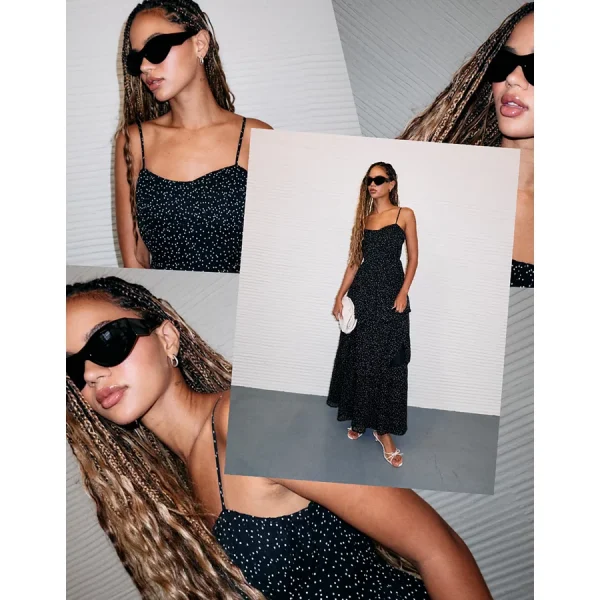 AE Sweetheart Tiered Maxi Dress - Multi