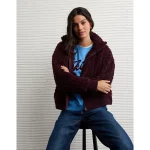 AE Cable Sherpa Full-Zip Sweatshirt - Moonlight