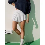 Pickletini Assymetrical Skort - White