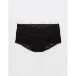 Show Off Vintage Lace Boybrief Underwear - True Black