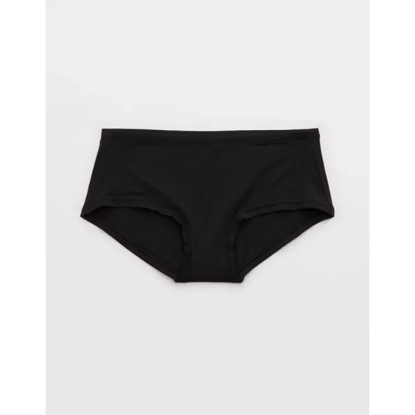 Superchill Modal Mid Rise Boybrief Underwear - True Black