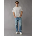 AE Logo Lived-In T-Shirt - Heather Gray