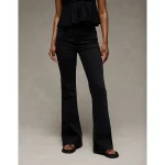 AE Next Level Super High-Waisted Flare Jean - Proper Black