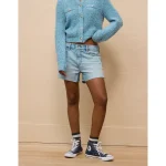 AE Stretch Low-Rise Ex-Boyfriend Denim Short - Light Vintage